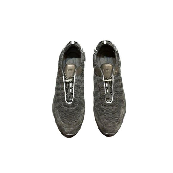 Dunhill Mens Lace-Up Casual Mesh Sneakers Black - Picture 1 of 10